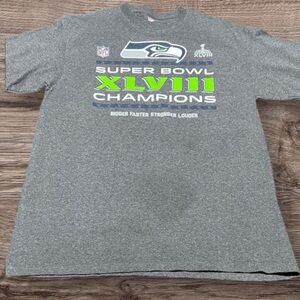 Seattle Seahawks Super Bowl XLVIII Champions T-Shirt Flawed